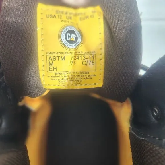 Cat Footwear Steel Toe Men's Alaska 2.0 Industrial & Construction Boot Size 12 - Picture 9 of 14